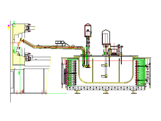 DMD-M magnesium alloy furnace