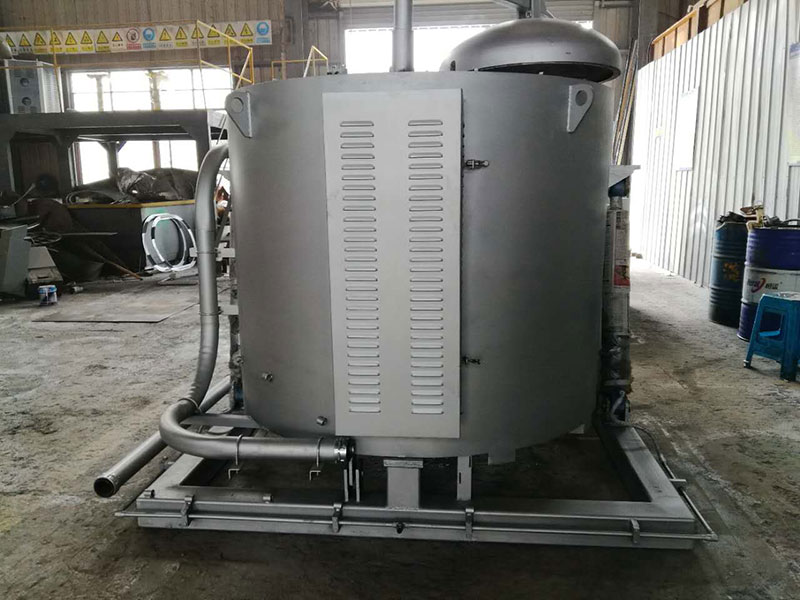 Aluminum alloy resistance dumping furnace